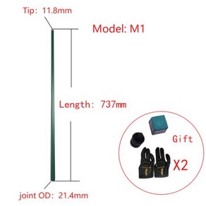 당구큐대 스틱 탄소 섬유 당구 큐 블랙 기술 샤프트 공장 직접 맞춤형 OEM, 6) M1  Bullet Joint, 1개