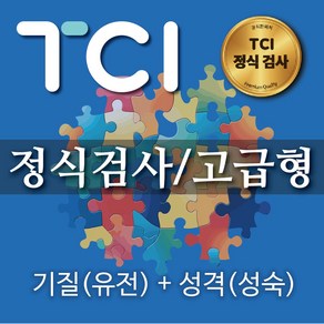 TCI 기질 및 성격 정식 심리검사 온라인용 고급형 결과지 2장 해석 보고서 6장 전문가 솔루션