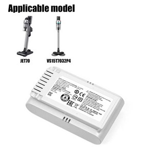 삼성 VCA-SBT90E 진공 청소기 배터리 21.6V 2400mAh JET70 VS15T7032P4 에 적합, 1개