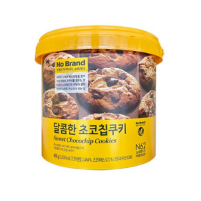 노브랜드 달콤한 초코칩쿠키 400g, 2개