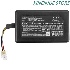 삼성 호환 파워봇 R7040 R1AM7010UW/AA 진공 청소기 배터리 2600mAh DJ96-00193E VCA-RBT71 XAA, [01] 2600mAh, 01 2600mAh, 1개, 1개입