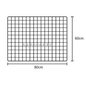 1+1 메쉬망 네트망 진열대 걸이, 블랙 80cm x 60cm 1+1, 2개