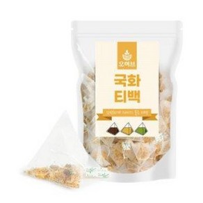 오허브 국화 국화차 국화차티백 국화꽃차 25개 감국 삼각티백차, 국화차티백25개, 25개입, 1개