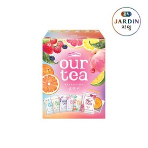 [쟈뎅] 아워티 과일티 셀렉션, 1개, 100g, 6개