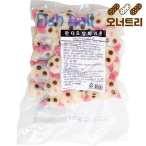 오너트리 팬더모양 피쉬볼 500g 캐릭터 어묵 동물모양 오뎅 아이들 간식