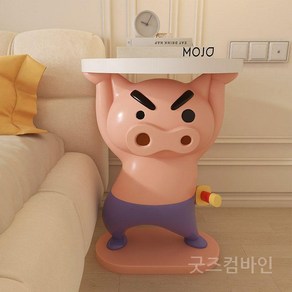 굿즈컴바인 스토어 크레용신짱구 부리부리대마왕 테이블 자체제작 한정판, 1세트(50cm)