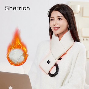 Sherrich 발열 목도리 온열 usb 목도리 원적외선 발열머플러