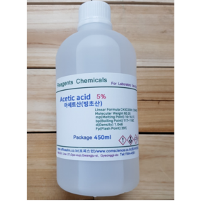 오피스안 아세트산(빙초산) 0.5M Acetic Acid(CH3COOH) 화)450ml 시약