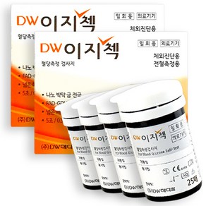 올메디쿠스 DW 이지첵 시험지 100매, 1개, 100매입