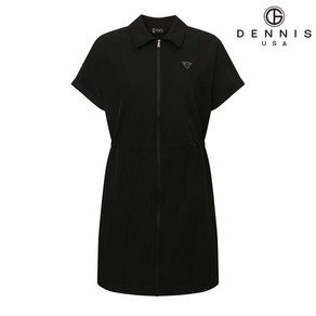 [DENNIS] 여성)슬림핏 이지업 미니 원피스_블랙_NAQMLOP382