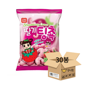 딸기팅쵹 27g x 30봉 [코스모스제과] /추억의과자 간식 주전부리 대용량