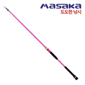 MASAKA 갯바위낚시 핑크 찌낚시대 0.0-1.7 500cm 바다선상낚시, 0.0-500cm