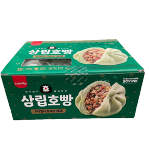 삼립 우리밀 야채 호빵, 90g, 12개