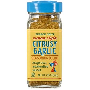 트레이더조 시트러스 갈릭 시즈닝 블렌드 64g Tade Joes Cuban style Citusy Galic seasoning blend 2.25 oz, 1개