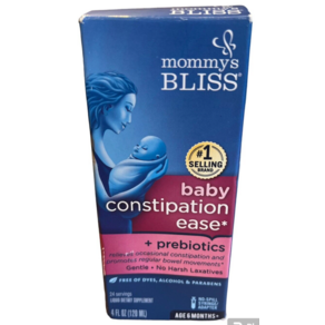 Mommy's Bliss Baby Constipation Ease + Pebiotics 4 FL OZ Bottle EXP 10/2024 721870, 1개