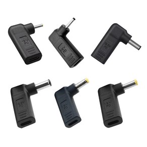 USB PD to DC 변환 젠더 잭 노트북 충전 아답터 출력 보조 배터리 18-20V, 선택17-DC잭 4.8x1.7 (19.5V), 1개