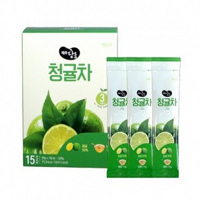 제주담움 청귤차 스틱(25gx15포), 25g, 15개입, 1개