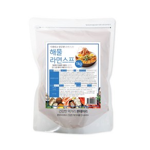 코리원 해물 라면스프 1kg(조미료 분말 분식 짬뽕 탕), 1kg, 1개