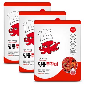 딩동쭈꾸미 750g 3인분 (무료배송) 집들이 술안주 캠핑 밀키트 양념쭈꾸미볶음