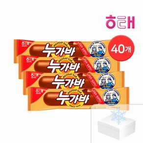 [KT알파쇼핑]해태 누가바 바 아이스크림, 70ml, 40개