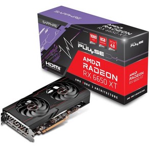 사파이어 11319-07-20G 펄스 AMD 라데온 RX 6650 XT 게이밍 그래픽 카드8GB GDDR6 RDNA 2 포함