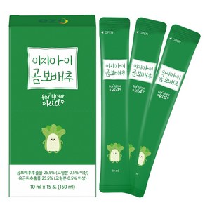 이지바이오메드 이지아이 곰보배추 1세트(총 15포), 10ml, 15개