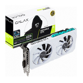 갤럭시 GALAX 지포스 GTX 1660 SUPER EX OC D6 6GB 그래픽카드 WHITE