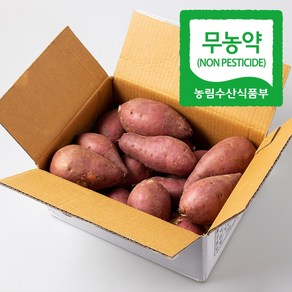 영암 세척 김의준 꿀고구마 베니하루카 무농약, 1박스, 5kg(중)90g~160g