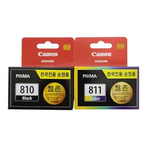 캐논 PG-810 CL-811 정품잉크 MP287 MP276 MX416, 1개, 검정(PG-810)