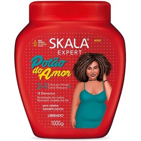 일본직발송 6. SKALA(스칼라) SKALA EXPERT POTAO DO AMOR 2 IN 1 러브팟 헤어 트리트먼트 1KG 비건 B00M3, One Size, One Colo, 1개