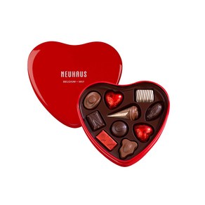 노이하우스 1857 레드하트 초콜릿 10개/ Neuhaus 1857 Belgian Chocolate Red Heat Gift Box 10Count