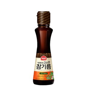 해표 고소한 참기름 110ml, 5개