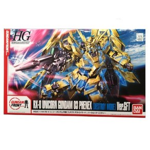 HGUC 1/144 유니콘 건담 3호기 페넥스 디스트로이 모드 GFT 컬러 클리어 버전 프라모델 건담 프론트 도쿄 한정, 1개