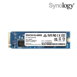 시놀로지 M.2 NVMe 2280 SSD SNV3410-400G, SNV3410, 400GB