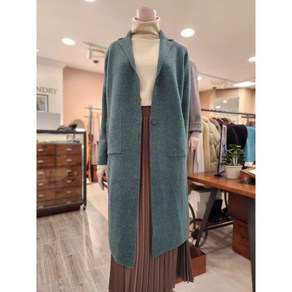 BCBG [올앤선드리] 헤어리 니트COAT - A3WAK105 43 [D/GREEN]