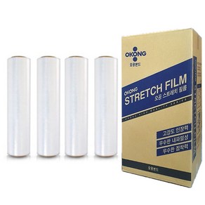 오공 스트레치필름 20mic x500mmx300m 1box(4개입)yestto, 4개