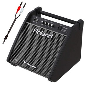 Roland 전자 드럼 용 모니터 스피커 PM-100 연결 케이블 세트, 단일 옵션, 1개