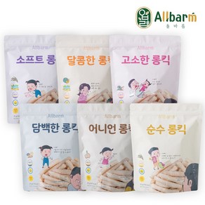 올바름 독도 쌀과자 롱스틱 6종 세트, 2세트, 30g, 롱킥 6봉