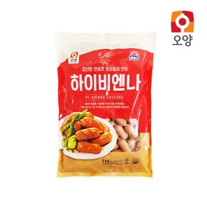 사조오양 하이비엔나 소세지 소시지, 1kg, 10개