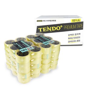 [TENDO 신제품] 텐도 배려(무소음) 박스테이프 48mm x 40m 1박스 60개입