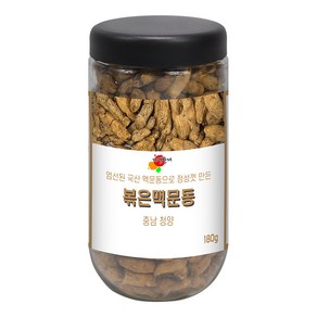 국산 충남 청양 볶은 맥문동 180g 맥문동차 햇 맥문동 볶은 맥문동차, 1개