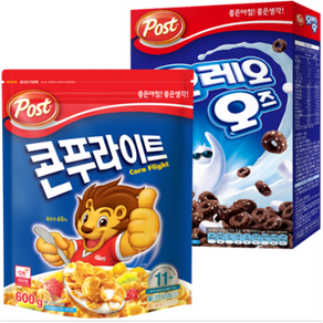 [달담박스]동서 포스트 오레오오즈 500g+콘푸라이트 600g