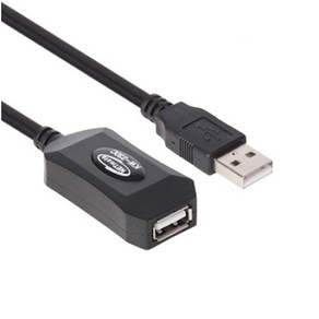 [강원전자] NETmate USB2.0 연장 리피터 케이블 [AM-AF] 5M [KW-230C]