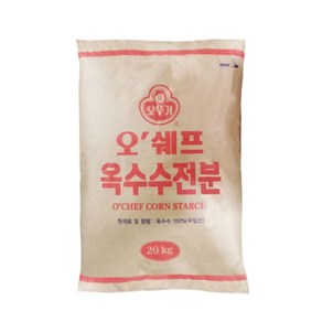 오뚜기 오쉐프 옥수수전분, 20kg, 1개