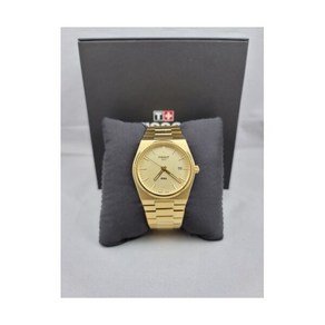 Tissot 티쏘 PRX 골드 스틸 40mm 스위스 쿼츠 시계 T1374103302100 30342