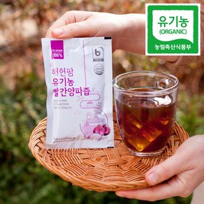 유기농 빨간양파즙 자색양파즙 껍질까지 달임 물없이 100%, 100ml, 30개