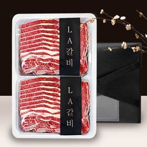 호주산 프리미엄 LA 갈비 4kg (2kgx2kg) 손질 잘된 la갈비 선물세트, 1세트