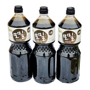 바로 메밀다시 모밀 소스 2.3kg 메밀국수 소바 육수 소스, 3개