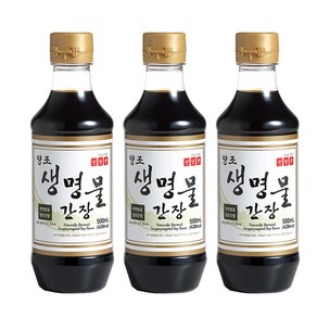 [신앙촌]간장 500mL 기획팩 3호