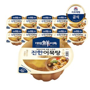 [사조대림] [대림냉장] 진한어묵탕 가쓰오맛 360g x10개, 10개